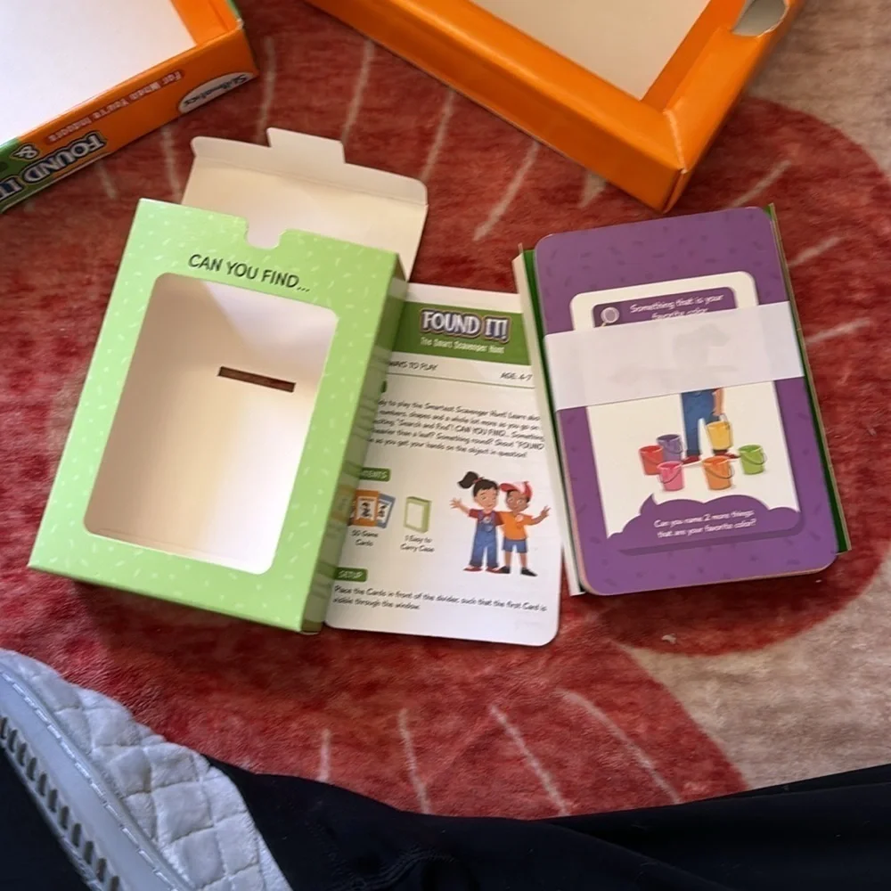 Skillmatics Found It Scavenger Hunt Two Decks 100 Cards Kids 4-7 Years